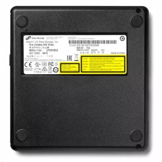 HITACHI LG - externí mechanika DVD-W/CD-RW/DVD±R/±RW/RAM GP60NB60, Slim, Black, box+SW HITACHI LG - externí mechanika DVD-W/CD-RW/DVD±R/±RW/RAM GP60NB60, Slim, Black, box+SW