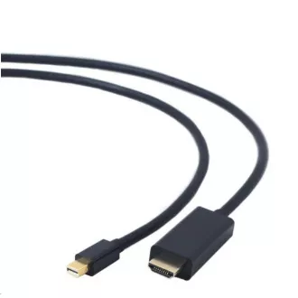 GEMBIRD Kabel miniDisplayPort na HDMI, 4K, M/M, 1, 8m GEMBIRD Kabel miniDisplayPort na HDMI, 4K, M/M, 1, 8m