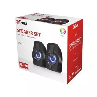 TRUST Gemi RGB 2.0 Speaker Set - černý