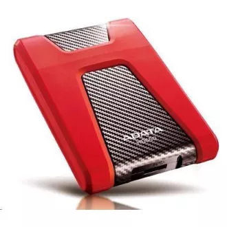 ADATA Externí HDD 1TB USB 3.1 DashDrive Durable HD650, červený (gumový, nárazu odolný) ADATA Externí HDD 1TB USB 3.1 DashDrive Durable HD650, červený (gumový, nárazu odolný)