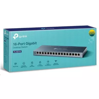 TP-Link switch TL-SG116 (16xGbE, fanless) TP-Link switch TL-SG116 (16xGbE, fanless)