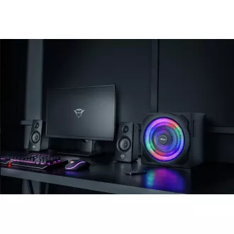 TRUST Reproduktory GXT 629 Tytan RGB Illuminated 2.1 Speaker Set TRUST Reproduktory GXT 629 Tytan RGB Illuminated 2.1 Speaker Set