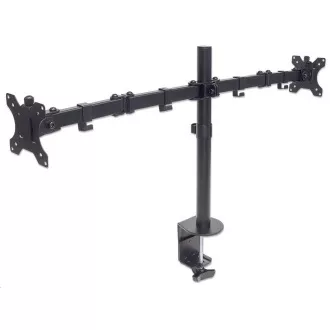 MANHATTAN stolní držák pro 2xLCD, 13" až 32", černý MANHATTAN stolní držák pro 2xLCD, 13" až 32", černý