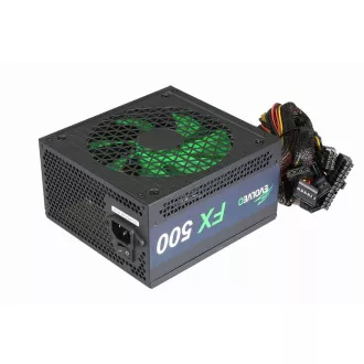 EVOLVEO FX 500, zdroj 500W ATX, 14cm, tichý, 80+ White, záruka 3 roky, černý EVOLVEO FX 500, zdroj 500W ATX, 14cm, tichý, 80+ White, záruka 3 roky, černý