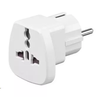 Goobay Univerzální cestovní adaptér pro zahraniční spotřebiče do CZ zásuvky IEC 320 C13 Goobay Univerzální cestovní adaptér pro zahraniční spotřebiče do CZ zásuvky IEC 320 C13