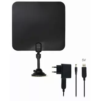 EVOLVEO Xany 2C LTE 230/5V, aktivní pokojová anténa FM/DAB+/DVB-T/T2, filtr LTE EVOLVEO Xany 2C LTE 230/5V, aktivní pokojová anténa FM/DAB+/DVB-T/T2, filtr LTE
