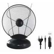 EVOLVEO Xany 4, 230/12V, aktivní pokojová anténa FM/DAB+/DVB-T2, filtr LTE, 4G, 5G