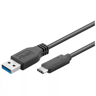 PremiumCord Kabel USB 3.1 konektor C/male - USB 3.0 A/male, černý, 1m PremiumCord Kabel USB 3.1 konektor C/male - USB 3.0 A/male, černý, 1m