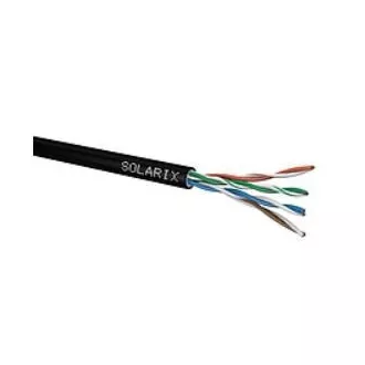Instalační kabel Solarix venkovní gelový UTP, Cat5E, drát, PE, box 305m SXKD-5E-UTP-PEG Instalační kabel Solarix venkovní gelový UTP, Cat5E, drát, PE, box 305m SXKD-5E-UTP-PEG