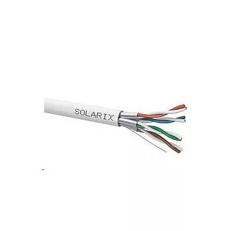 Instalační kabel Solarix STP, Cat6A, drát, LSOH, cívka 500m SXKD-6A-STP-LSOH Instalační kabel Solarix STP, Cat6A, drát, LSOH, cívka 500m SXKD-6A-STP-LSOH