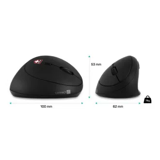 CONNECT IT FOR HEALTH LADIES ergonomická vertikální myš, bezdrátová CONNECT IT FOR HEALTH LADIES ergonomická vertikální myš, bezdrátová