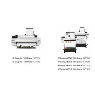 HP DesignJet T130 24" (A1+, 35s A1, USB 2.0, Ethernet, Wi-Fi) - bez stojanu