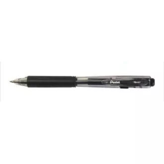 Kuličkové pero Pentel BK437 0,5mm černé tělo čiré Kuličkové pero Pentel BK437 0,5mm černé tělo čiré