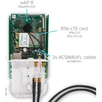 MikroTik ACSMAUFL Pigtail, 15cm, U.FL - SMA Female MikroTik ACSMAUFL Pigtail, 15cm, U.FL - SMA Female