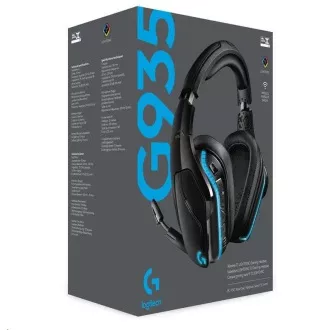 Logitech herní sluchátka G935, Wireless 7.1, LIGHTSYNC Gaming Headset - EMEA
