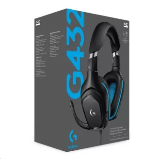 Logitech herní sluchátka G432 7.1 Wired