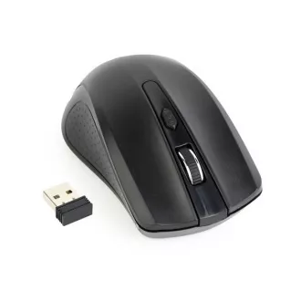 GEMBIRD myš MUSW-4B-04, černá, bezdrátová, USB nano receiver