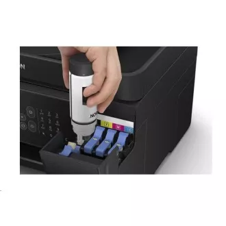 EPSON tiskárna ink EcoTank L3156, 3v1, A4, 1440x5760dpi, 33ppm, USB, Wi-Fi, Wi-Fi Direct, Bílá EPSON tiskárna ink EcoTank L3156, 3v1, A4, 1440x5760dpi, 33ppm, USB, Wi-Fi, Wi-Fi Direct, Bílá