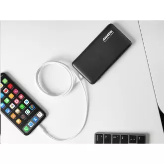 AVACOM MFIC-120W kabel USB-C - Lightning, MFi certifikace, 120cm, bílá