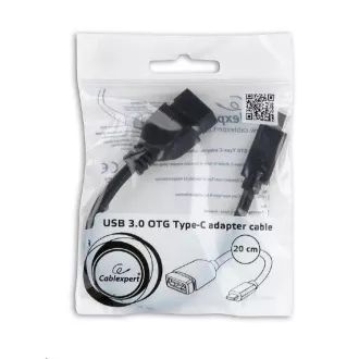 GEMBIRD Kabel USB Type-C OTG kabel, 20cm, pro tablety a smartphone GEMBIRD Kabel USB Type-C OTG kabel, 20cm, pro tablety a smartphone