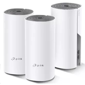 TP-Link Deco E4(3-pack) WiFi5 Mesh (AC1200, 2, 4GHz/5GHz, 2x100Mb/sLAN/WAN) TP-Link Deco E4(3-pack) WiFi5 Mesh (AC1200, 2, 4GHz/5GHz, 2x100Mb/sLAN/WAN)