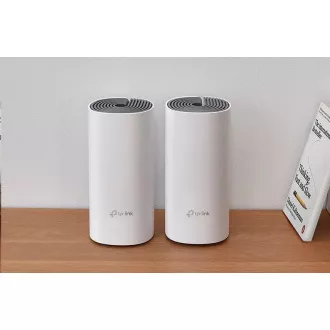 TP-Link Deco E4(2-pack) WiFi5 Mesh (AC1200, 2, 4GHz/5GHz, 2x100Mb/sLAN/WAN) TP-Link Deco E4(2-pack) WiFi5 Mesh (AC1200, 2, 4GHz/5GHz, 2x100Mb/sLAN/WAN)