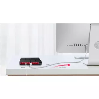 MERCUSYS switch MS108G (8xGbE, fanless) MERCUSYS switch MS108G (8xGbE, fanless)