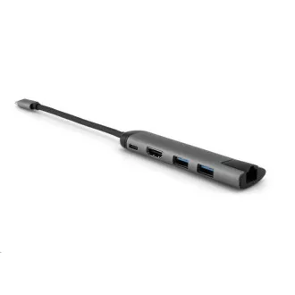 VERBATIM Dokovací stanice USB-C 5v1, 1xHDMI, 1xSB-C, 2xUSB, 1xRJ45, šedá VERBATIM Dokovací stanice USB-C 5v1, 1xHDMI, 1xSB-C, 2xUSB, 1xRJ45, šedá