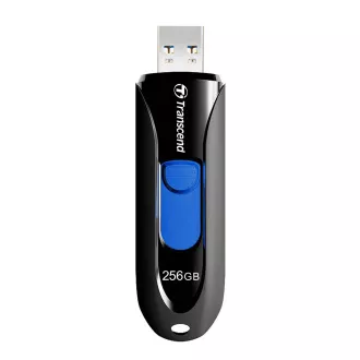 TRANSCEND Flash Disk 256GB JetFlash®790, USB 3.1 (R:100/W:40 MB/s) černá/modrá TRANSCEND Flash Disk 256GB JetFlash®790, USB 3.1 (R:100/W:40 MB/s) černá/modrá