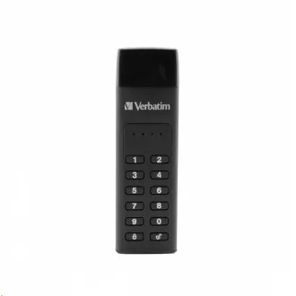 VERBATIM USB C 3.1 Drive 128 GB - Keypad Secure (R:160/W:150 MB/s) GDPR