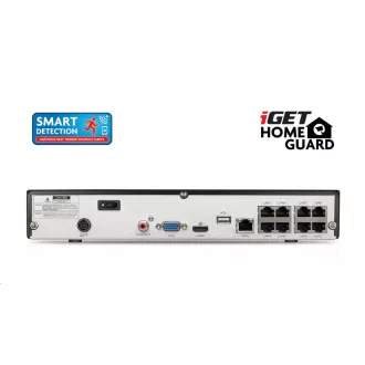 iGET HOMEGUARD HGNVK85304 Kamerový PoE systém se SMART detekcí pohybu, 8-kanálový FullHD NVR + 4x FullHD venkovní kamera iGET HOMEGUARD HGNVK85304 Kamerový PoE systém se SMART detekcí pohybu, 8-kanálový FullHD NVR + 4x FullHD venkovní kamera