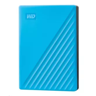 WD My Passport Portable 4TB, Externí HDD, USB 3.0, modrá WD My Passport Portable 4TB, Externí HDD, USB 3.0, modrá