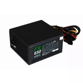 EVOLVEO FX 650, zdroj 650W ATX, 14cm, tichý, 80+ Bronze, záruka 3 roky, černý EVOLVEO FX 650, zdroj 650W ATX, 14cm, tichý, 80+ Bronze, záruka 3 roky, černý