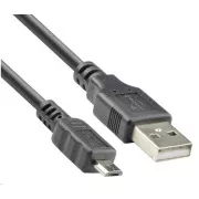 PREMIUMCORD Kabel micro USB 2.0, A-B 1, 5m kabel navržený pro rychlé nabíjení
