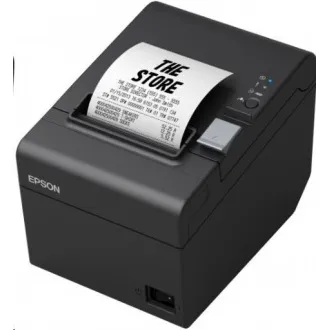 Epson TM-T20III, pokladní tiskárna, USB/LAN, 8 dots/mm (203 dpi), řezačka, černá - Rozbalené