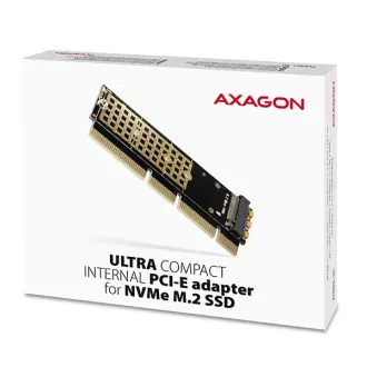 AXAGON PCEM2-1U, PCIe x16/x8/x4 - M.2 NVMe M-key slot adaptér, 1U AXAGON PCEM2-1U, PCIe x16/x8/x4 - M.2 NVMe M-key slot adaptér, 1U