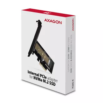 AXAGON PCEM2-N, PCIe x4 - M.2 NVMe M-key slot adaptér, vč. LP AXAGON PCEM2-N, PCIe x4 - M.2 NVMe M-key slot adaptér, vč. LP