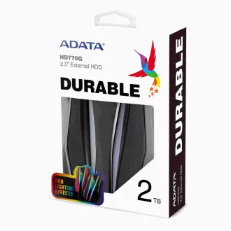 ADATA Externí HDD 2TB 2, 5" USB 3.2 HD770G, černá