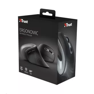 TRUST ergonomická vertikální myš Verro Wireless Ergonomic Mouse, black