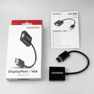 AXAGON RVD-VGN, DisplayPort -> VGA redukce / adaptér, FullHD, 1920*1200 AXAGON RVD-VGN, DisplayPort -> VGA redukce / adaptér, FullHD, 1920*1200