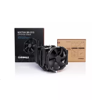 NOCTUA Chladič CPU NH-D15 chromax.black, 2x 140mm, LGA1851, AM5, černá NOCTUA Chladič CPU NH-D15 chromax.black, 2x 140mm, LGA1851, AM5, černá