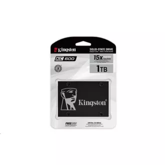 Kingston SSD 1TB (1024GB) KC600 SATA3 2.5" (R:550, W:520MB/s)