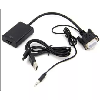 PREMIUMCORD VGA+audio elektronický konvertor na rozhraní HDMI FULL HD 1080p PREMIUMCORD VGA+audio elektronický konvertor na rozhraní HDMI FULL HD 1080p