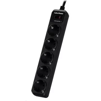 CyberPower Surge Buster™ 5 zásuvek, 1.8m, German, New CyberPower Surge Buster™ 5 zásuvek, 1.8m, German, New