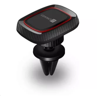 CONNECT IT InCarz 4Strong360 CARBON univerzální magnetický držák do auta, 4 magnety, červený CONNECT IT InCarz 4Strong360 CARBON univerzální magnetický držák do auta, 4 magnety, červený