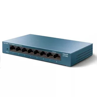 TP-Link LiteWave switch LS108G (8xGbE, fanless) TP-Link LiteWave switch LS108G (8xGbE, fanless)