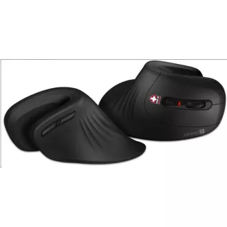 CONNECT IT FOR HEALTH ergonomická vertikální myš (+ 1x AA baterie zdarma) bezdrátová, černá CONNECT IT FOR HEALTH ergonomická vertikální myš (+ 1x AA baterie zdarma) bezdrátová, černá