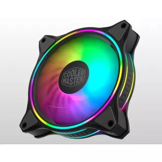 Cooler Master ventilátor MasterFan MF120 Halo 3in1, 3x120mm, ARGB, černá