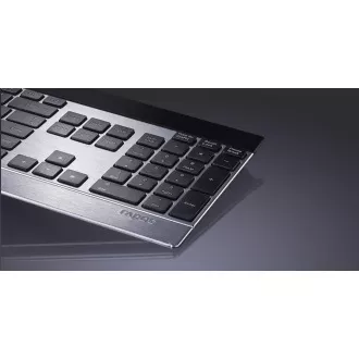 RAPOO klávesnice E9270p 5G Wireless 2 Block Metal Keyboard Black CZ/SK RAPOO klávesnice E9270p 5G Wireless 2 Block Metal Keyboard Black CZ/SK