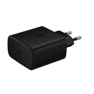 Samsung cestovní nabíječka EP-TA845XBE, Quickcharge 45W, USB-C, černá Samsung cestovní nabíječka EP-TA845XBE, Quickcharge 45W, USB-C, černá